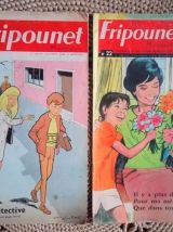 Lot de 11 magazines "Fripounet" - Années 60/70