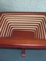 corbeille pliable en  bois