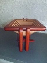corbeille pliable en  bois