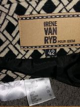 Tailleur  vintage  IRENE VAN RYB laine motifs 38/40