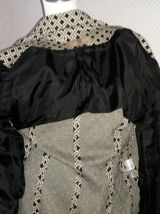 Tailleur  vintage  IRENE VAN RYB laine motifs 38/40