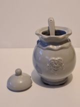 Amadeus Sucrier décor cœur gris