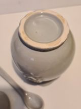 Amadeus Sucrier décor cœur gris