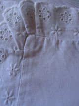 3 Taies d'oreillers Bébé  brodées 40x50cm Vintage