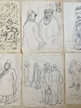 25 dessins originaux  à l’encre de Emile Deshays 