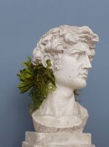 Tête David en plâtre - petite série - n°12