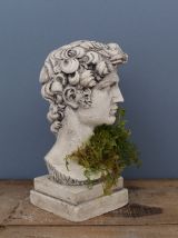 Tête David en plâtre - petite série - n°06