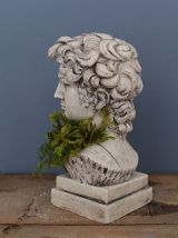 Tête David en plâtre - petite série - n°06