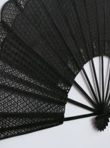 Éventail cannage sombre - 144 cm