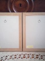 Deux reproductions de  tableaux célèbres sur soie