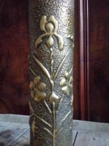 Paire de douilles d'obus sculptées (Art des tranchées)