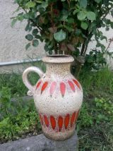 Vase en céramique émaillée 490-25 - West Germany 