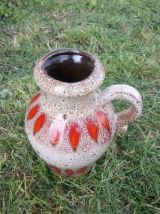 Vase en céramique émaillée 490-25 - West Germany 