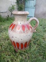 Vase en céramique émaillée 490-25 - West Germany 