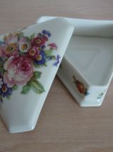 Boite à bijoux en porcelaine de Limoges