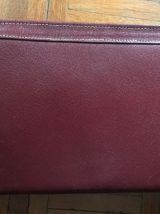 Trousse cuir, nécessaire de toilette "Janvier" années 60