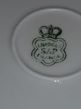 Boîte Porcelaine de Limoges SAP France décor floral