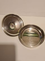 Boîte Métal Argenté Iris Silverplate Italy A1000