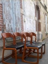 5 chaise traineau Baumann 