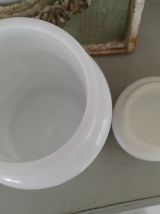 Grand pot vintage en opaline 