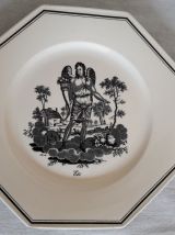 2 ASSIETTES  VILLEROY ET BOCH