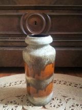 Vase en céramique émaillée 517-30 - West Germany 