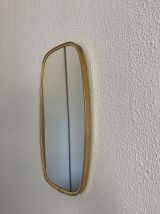 Miroir vintage 1960 rétroviseur - 46 x 24 cm