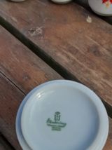 Ensemble de 6 tasses à café fleuries - 1970's flower power