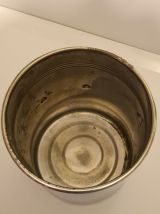 Pot à sucre cuivre chromé Vintage