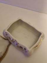 Boîte en porcelaine de Limoges décor scène galante