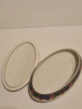 Bonbonnière Porcelaine de Limoges décor floral