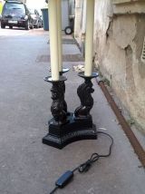 Grande lampe année 80 vintage