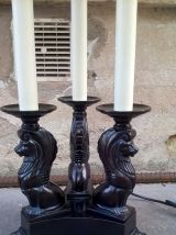 Grande lampe année 80 vintage