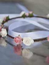 Couronne et bracelet assorti demoiselle d'honneur