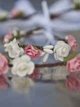 Couronne et bracelet assorti demoiselle d'honneur