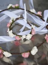 Couronne et bracelet assorti demoiselle d'honneur