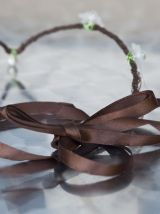 Couronne de fleurs médiévale