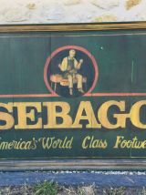 Tableau de boutique SEBAGO vintage 
