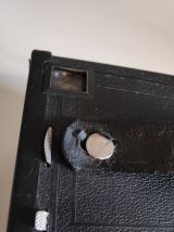 appareil photo ancien Brownie n°2 avec sa sacoche en cuir