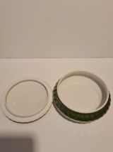 Bonbonnière porcelaine de Limoges décors floral