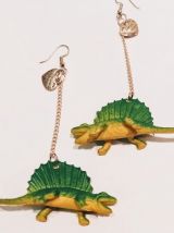Boucles d’oreilles dinosaure, boucles d’oreilles Spinosaurus