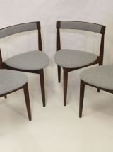 Lot de 4 chaises d'Hans Olsen pour Frem Rojl Danemark.