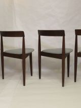 Lot de 4 chaises d'Hans Olsen pour Frem Rojl Danemark.