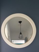 Miroir blanc vintage "passe-partout"
