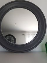Grand miroir bois vintage