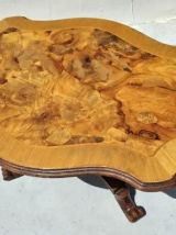 Belle table basse en bois massif pieds tournés, différentes 