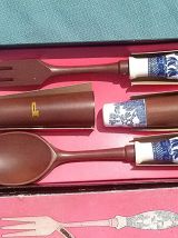 coffret couverts a salades japon vintage