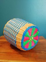 Dame jeanne en scoubidou années 60