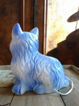 Jolie lampe en céramique  'chat" - Années 80