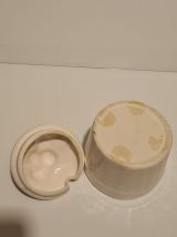 Sucrier céramique décor à la barbotine mûres, sans marque